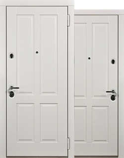 Каталог металлических дверей Белые